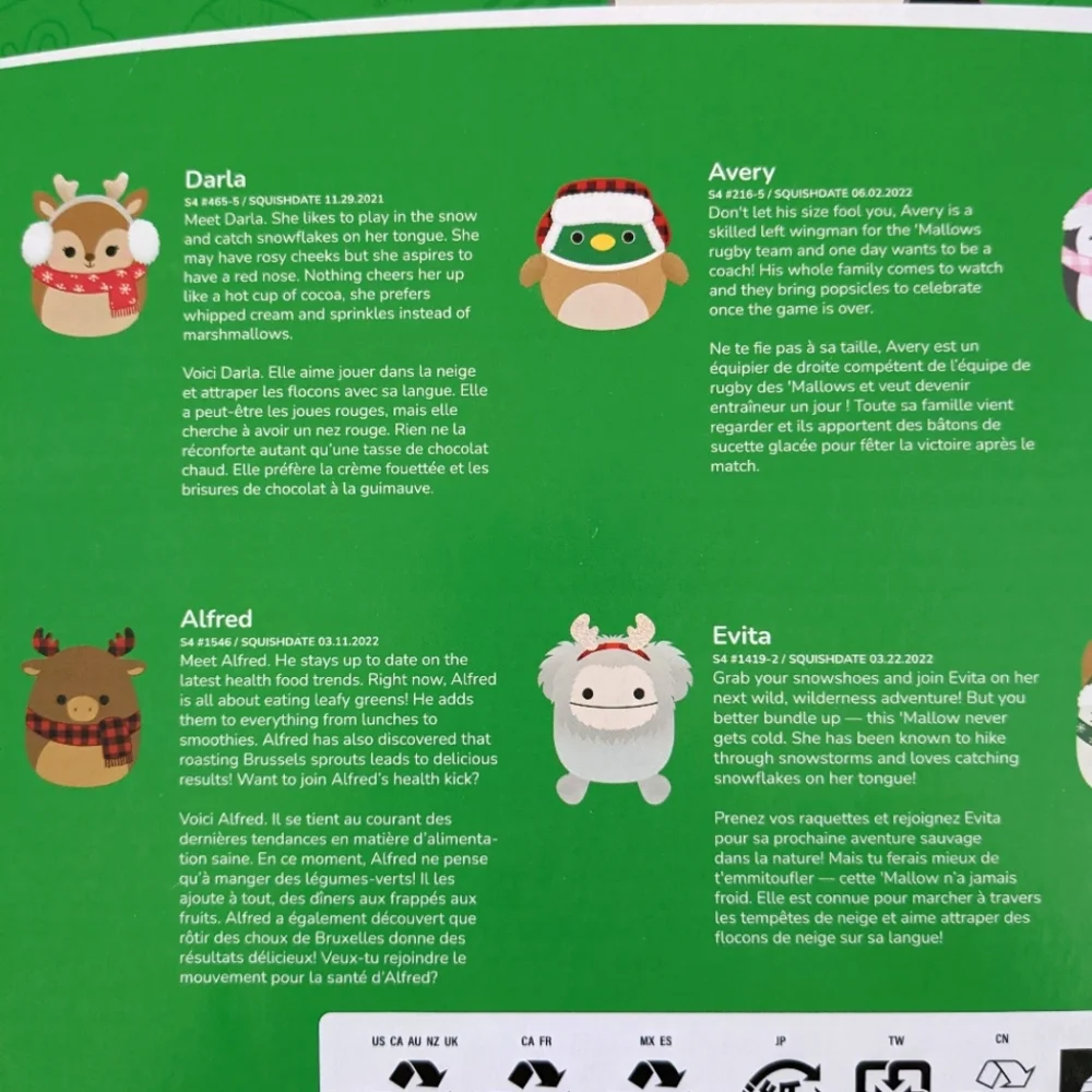 ❄️🎄 NEW! Original Squishmallows Holiday Winter Collection Ornament Set, Ages 3+ - Picture 8 of 15